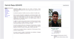 Desktop Screenshot of adhamisite.com